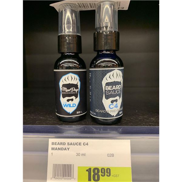 Man Day Grooming Manday and C4 Beard Sauce (2 x 30mL)