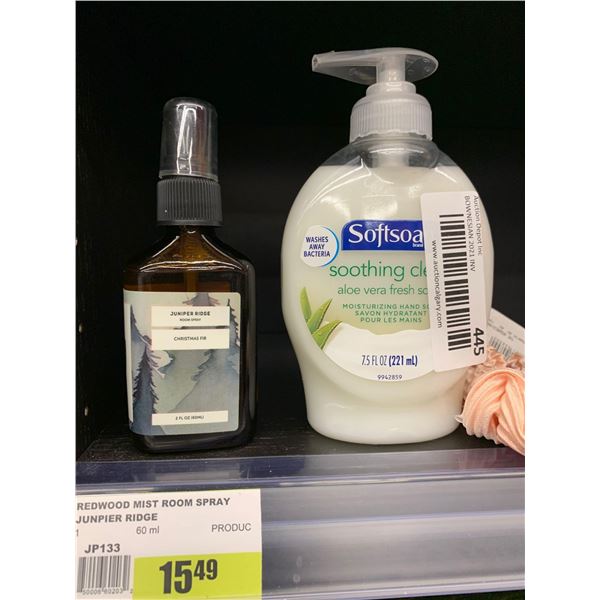 Bathroom Spray and Liquid Hand Soap Lot of 2