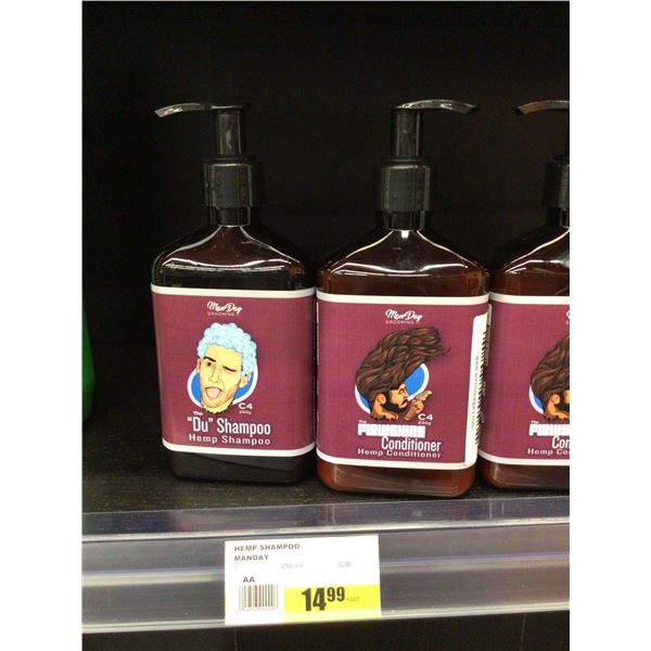 ManDay Grooming Hemp Shampoo and Conditioner Set