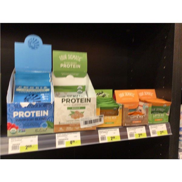 Assorted Protein and Latte Drink Mix Lot of 5