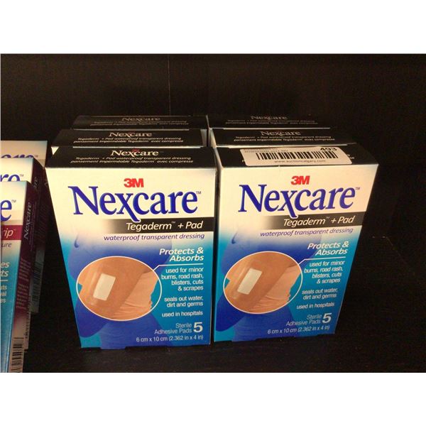 3M Nexcare 5 Sterile Adhesive Pads Lot of 6