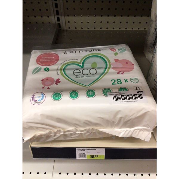 Attitude 28 Eco Newborn Diapers