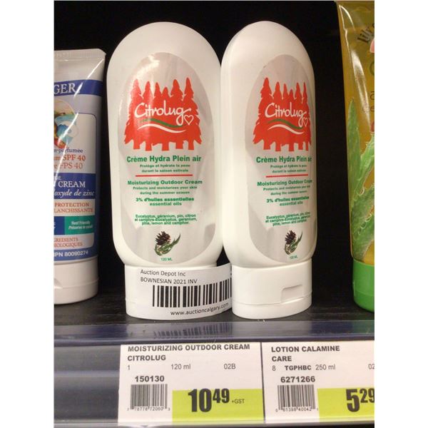 Citrolug Moisturizing Outdoor Cream (2 x 120mL)
