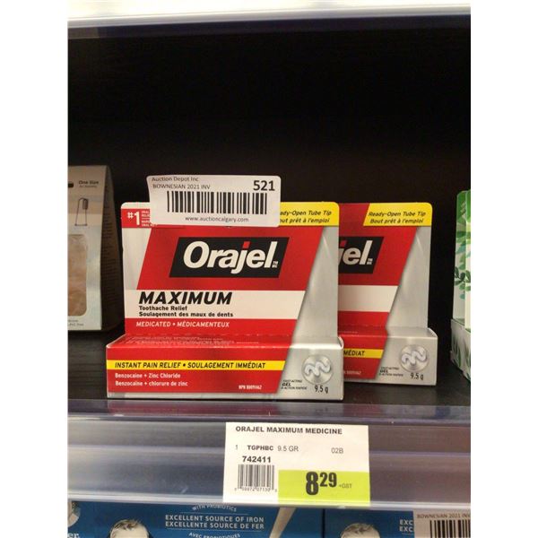 Orajel Maximum Toothache Relief (2 x 9.5g)