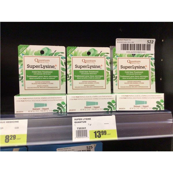 Quantum Health Super Lysine Plus Cold Sore Treatment (3 x 7g)