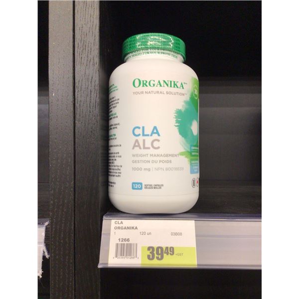 Organika CLA Weight Management 120 Capsules