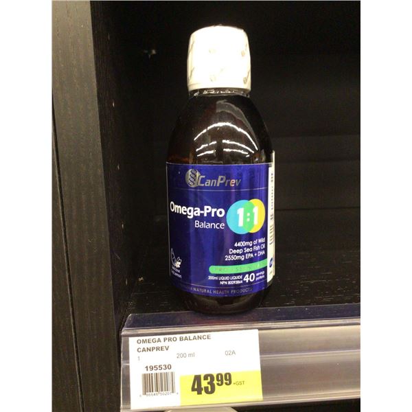 CanPrev Omega-Pro Deep Sea Fish Oil (200mL)