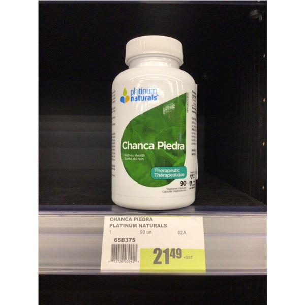 Platinum Naturals Chanca Piedra Therapeutic 90 Capsules