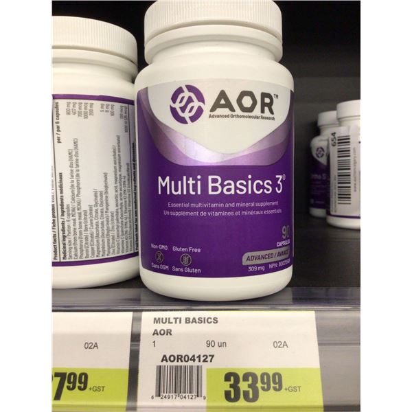 Advanced Orthomolecular Research Multi Basics 90 Capsules