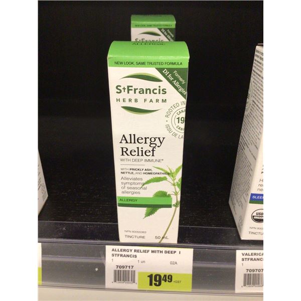 St Francis Herb Farm Allergy Relief Tincture (50mL)