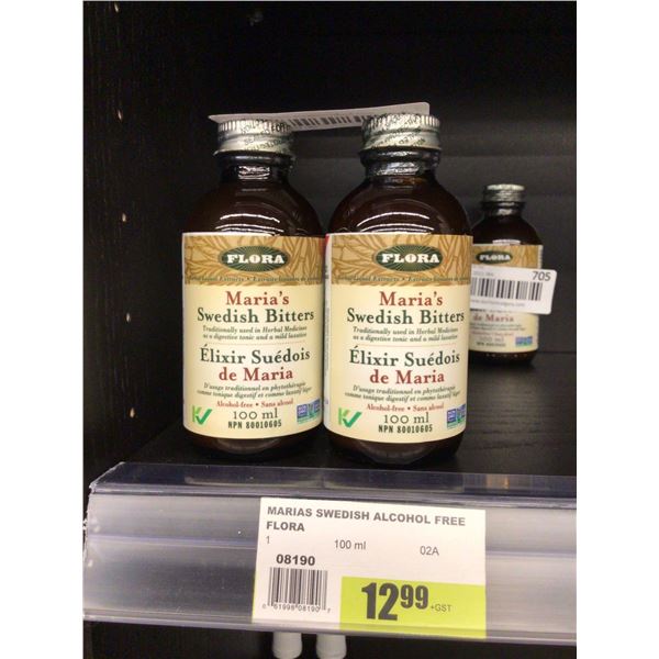 Flora Maria's Swedish Bitters (100mL) Lot of 2