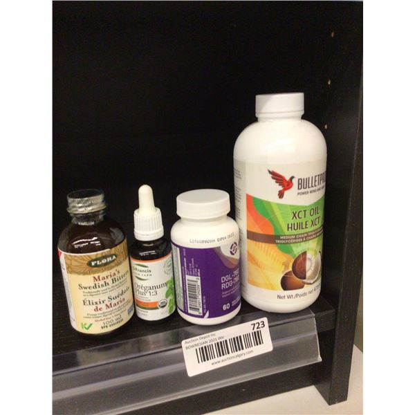Lot of 4 asst organic supplements