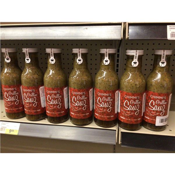 Chimmis Marinade grillin sauce lot of 7 x 355ml