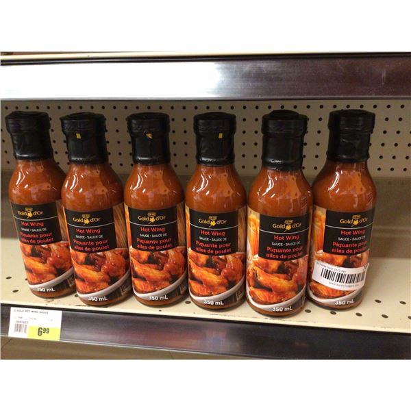 Lot of coop hot wing sauce lot of 6 x 350ml