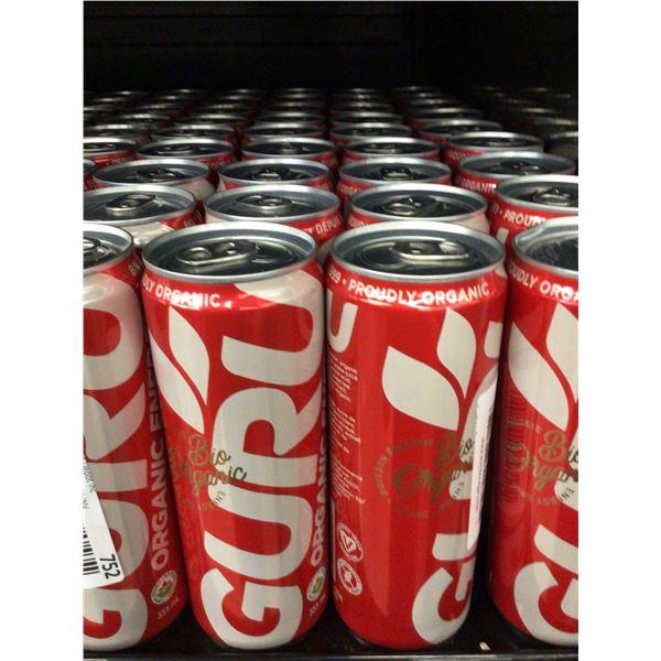 Guru Energy Drink organic lot of 18 x 355ml