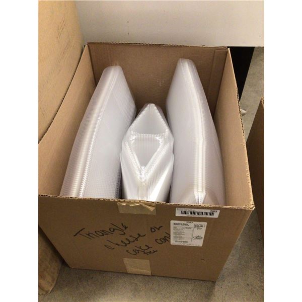 Case of clamshell pie containers
