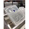Image 1 : Large plastic tub with lid