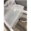 Image 1 : Large plastic tub with lid