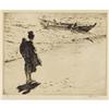 Image 1 : MARTIN LEWIS Returning from Sea Drypoint etching