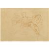 Image 1 : CHARLES CHAPLIN Female Figure Study Red crayon