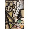 Image 1 : Ben Shahn, gouache, 8 1/4 x 5 1/2 Cubist Composi