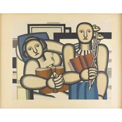 Fernand Leger (French, 1881-1955) La Lecture,