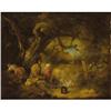 Image 1 : GEORGE MORLAND Gypsy Encampment, 1791 Oil on