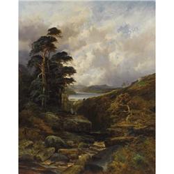 WILLIAM MELLOR (1851-1931), A Rushing Gorge...