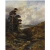 Image 1 : WILLIAM MELLOR (1851-1931), A Rushing Gorge...