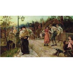 ALICE HAVERS Belle of the Village, 1883 Oil on