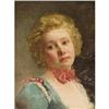 Image 1 : Manner of GUSTAVE JEAN JACQUET Portrait of a