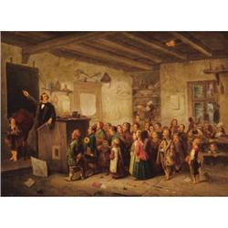 HUBERT SALENTIN Children's Choir Practice, 1888