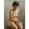 Image 1 : 20th C. French School, oil on canvas, 42x39in.