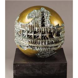 ARNALDO POMODORO Piccolo Sfera, 1963 Bronze 20 x PROPERTY OF MRS. RUTH CARTER STEVENSON