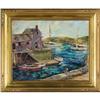 Image 3 : George Brandriff, Oil on masonite, The Dock