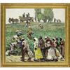 Image 3 : MILLARD SHEETS Cotton Pickers Oil on canvas 36 x