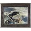 Image 4 : THOMAS DUNCAN BENRIMO Nymph by the Sea Oil on