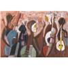 Image 1 : WILLIAM LEWIS LESTER Musicians, 1959 Oil on