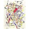 Image 1 : Jack Bush, Oil on paper, Rythms No.4