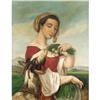 Image 1 : Juan Cordero, Oil on canvas, Portrait of a Woman