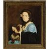 Image 3 : Juan Cordero, Oil on canvas, Portrait of a Woman