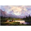 Image 1 : Heinie Hartwig, Oil on board, Jackson Hole....