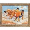 Image 4 : Frank D. Miller Indian Scouts Oil on canvas 26 x