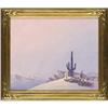 Image 4 : JACK VAN RYDER Desert Sunset Oil on panel 20 x