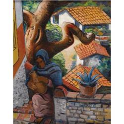 EDMUND KINZINGER Woman in Taxco, Mexico, 1937