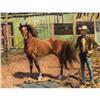 Image 1 : ROBERT WESLEY AMICK At the Stables Oil on canvas