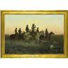 Image 4 : Ernest Chiriacka, Oil on masonite, Cow Punchers