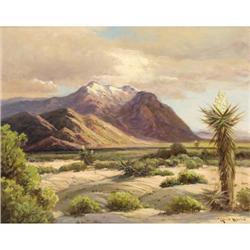 Robert Wood, "Desert Sunlight", Oil on canvas