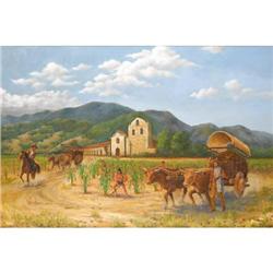 BEN CARLTON MEAD, Early Texas Art, oil/linen