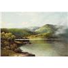 Image 1 : A.D. Greer, Oil on canvas, Mountain Lake